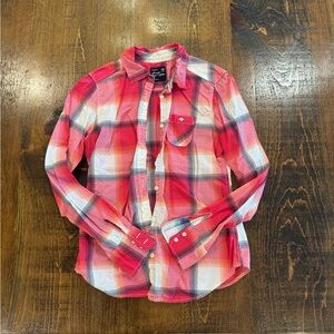 Y2K American Eagle Outfitters Favorite Fit Plaid Shirt